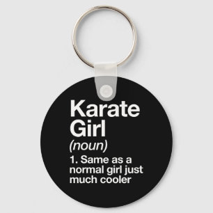 Llavero Chica de Karate Definición Divertida y Sy Deportes