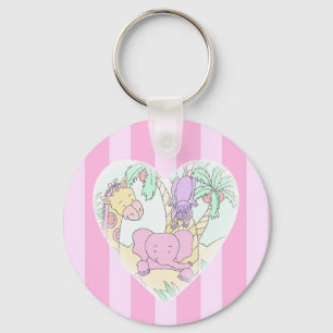 Llavero Chica de las bendiciones del corazón del bebé de