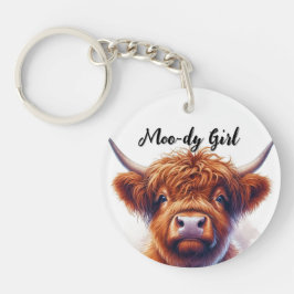 Llavero Chica de Moody de Cute Highland