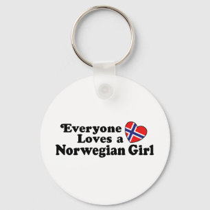 Llavero Chica de Noruega