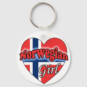 Llavero Chica de Noruega