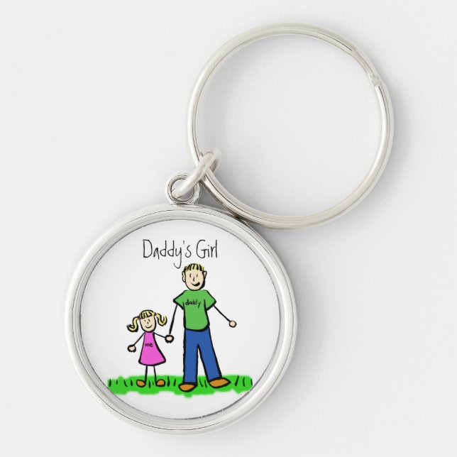 Llavero Chica de papi Blond Keychain (Personalizar) (Frente)