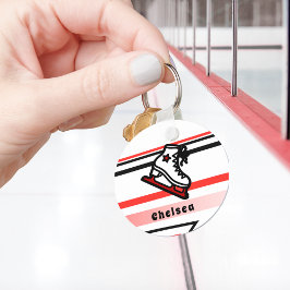 Llavero Chica de patinaje artístico de moda Skates persona