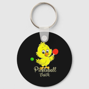Llavero Chica de pickleball femenino divertido pickle ball