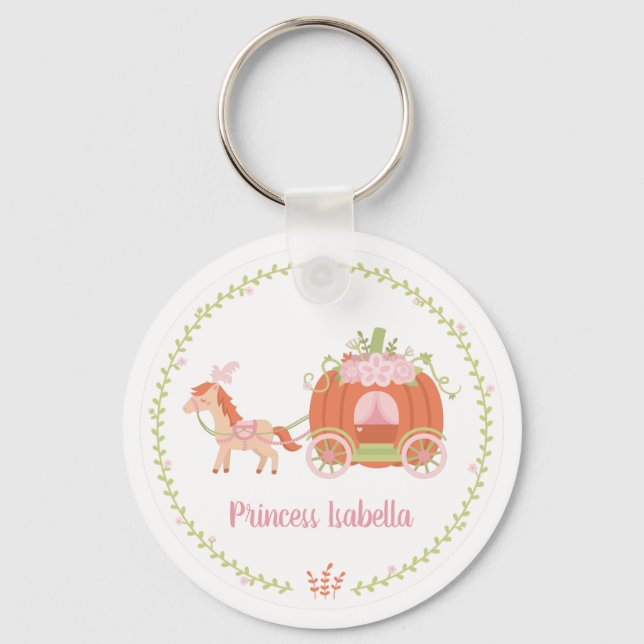 Llavero Chica de portaequipajes de calabaza Naranja Prince (Anverso)