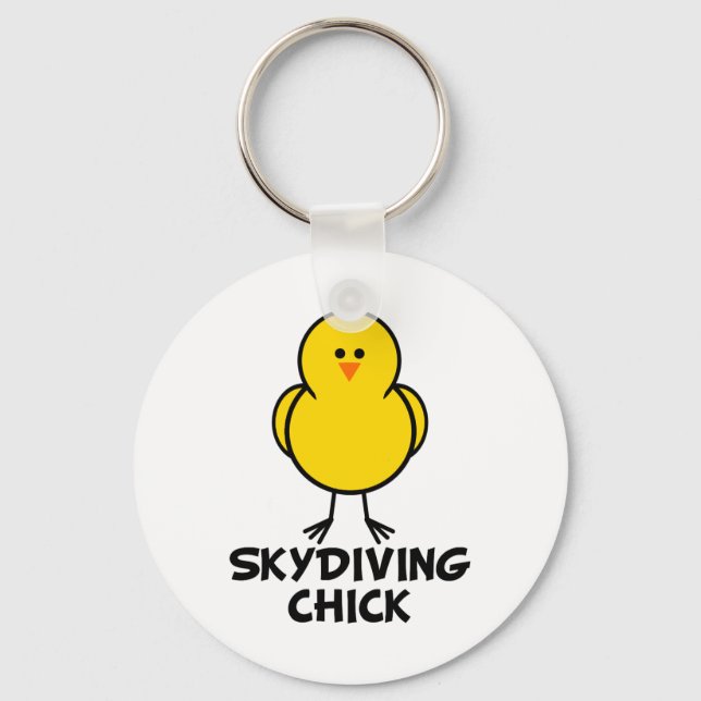 Llavero Chica de Skydiving (Anverso)