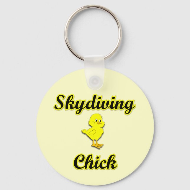 Llavero Chica de Skydiving (Anverso)