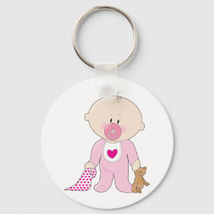 Llavero Chica de Soother del bebé