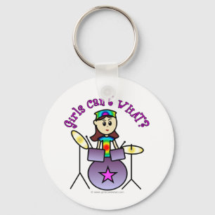 Llavero Chica de tambor ligero