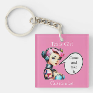 Llavero Chica de Texas Thunder_Cove