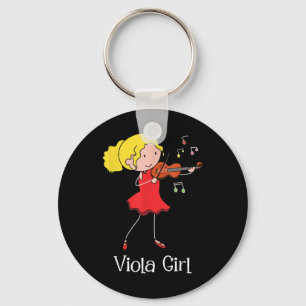 Llavero Chica de Viola - Música de jazz sinfónica de vídeo
