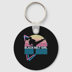 Llavero Chica del cinturón negro - Judo Karate Jiu Jitsu T