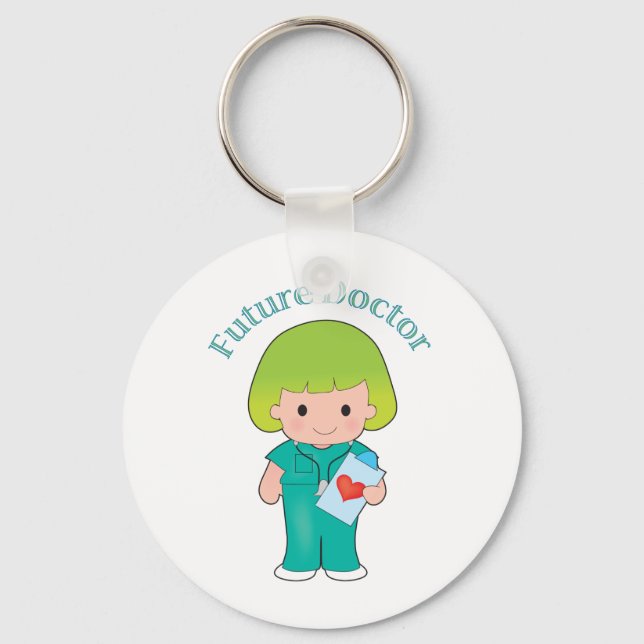 Llavero Chica del futuro Médica (Anverso)