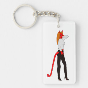 Llavero chica diablo