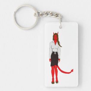 Llavero chica diablo