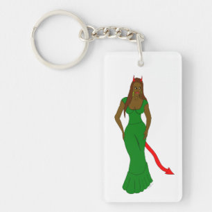 Llavero chica diablo