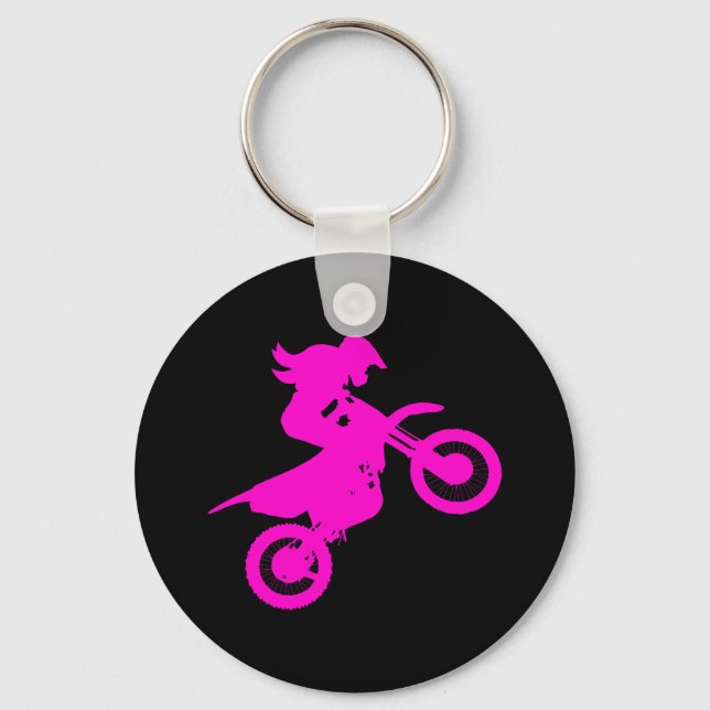 Llavero Chica Dirt Bike (Anverso)