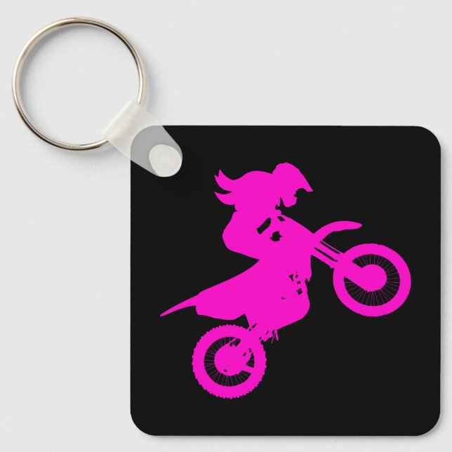 Llavero Chica Dirt Bike (Anverso)