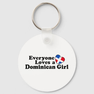 Llavero Chica dominicano