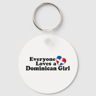 Llavero Chica dominicano
