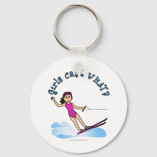 Llavero Chica esquiador de agua ligera