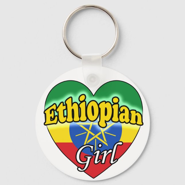 Llavero Chica etíope (Anverso)