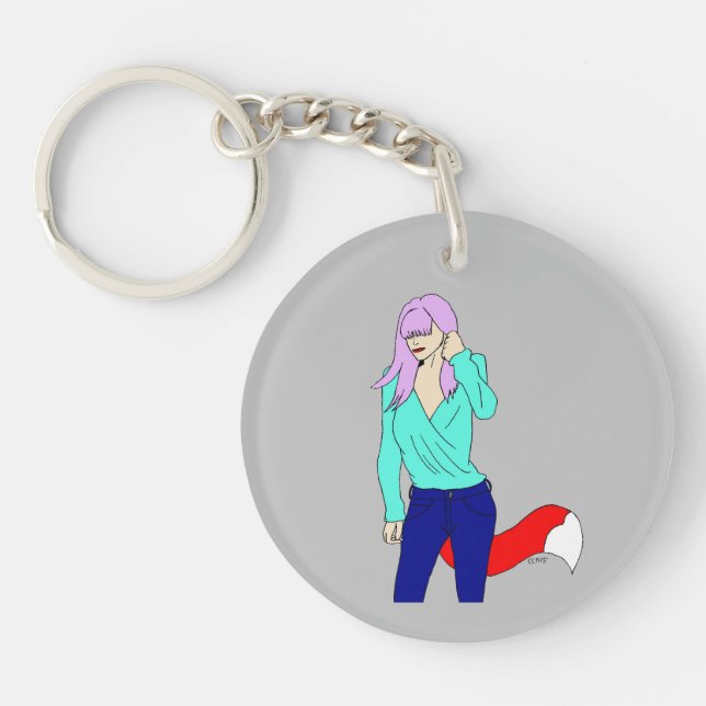 Llavero chica foxy (Frente)