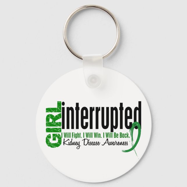 Llavero Chica interrumpido 1 enfermedad renal (Anverso)