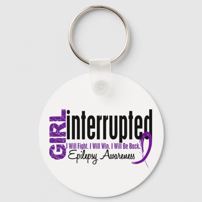 Llavero Chica interrumpido 1 Epilepsia (Anverso)