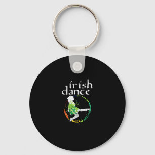 Llavero Chica irlandés de danza colorea San Patrón Día Cei