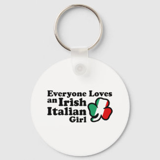 Llavero Chica italiano irlandés