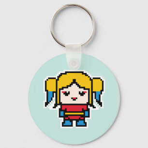 Llavero Chica mala pixelada linda