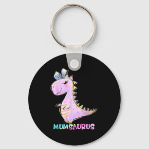 Llavero Chica mamá dinosaurio familia coincidente cumpleañ