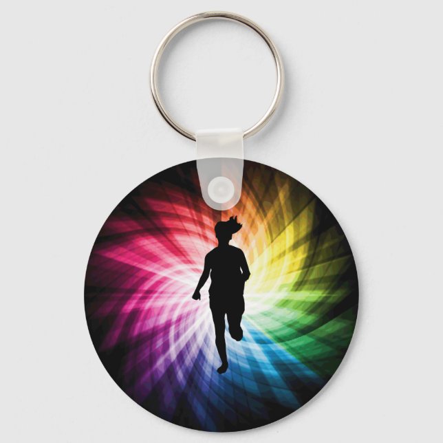 Llavero Chica Marathon Runner (Anverso)
