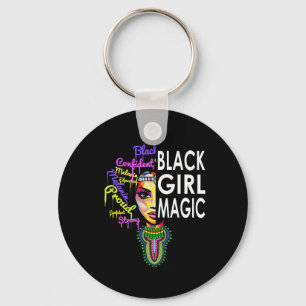 Llavero Chica Negro Magic T African Dashiki Outfit Pride M
