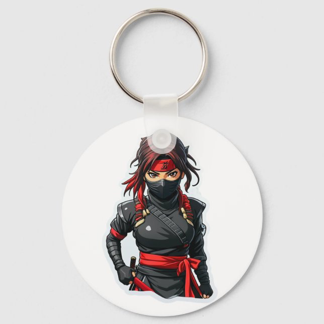 Llavero Chica Ninja (Anverso)