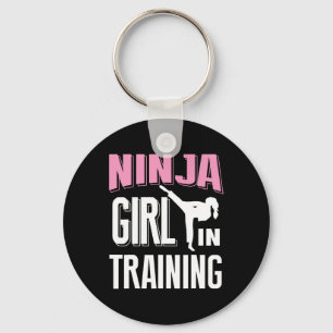 Llavero Chica Ninja En Entrenamiento Karate Taekwondo S Pa