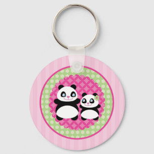 Llavero Chica Panda Bear Keychain