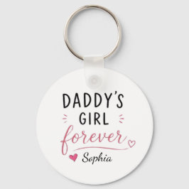 Llavero Chica Personalizada de Papá Por Siempre