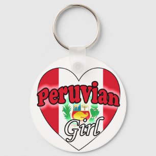 Llavero Chica Peruana