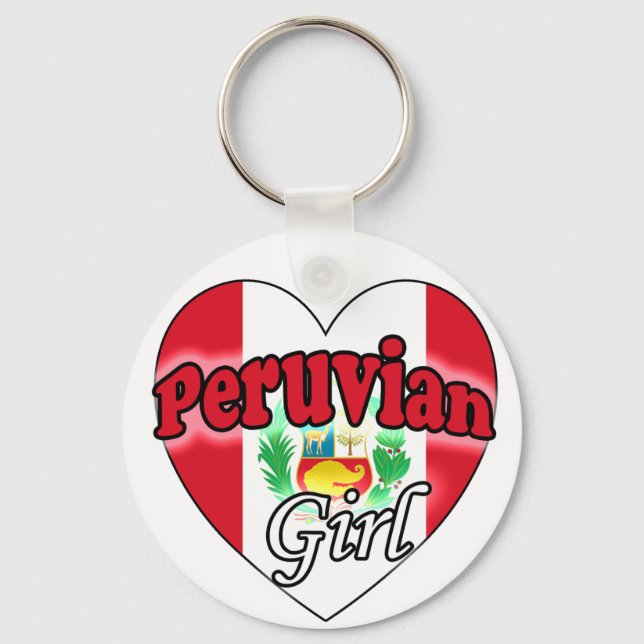 Llavero Chica Peruana (Anverso)