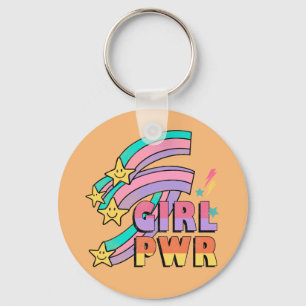 Llavero Chica Power Stay Weird 90