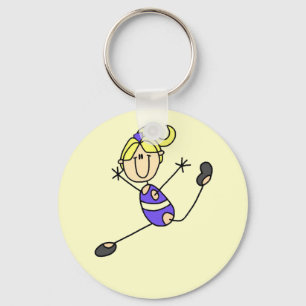 Llavero Chica Rubia Gimnasta