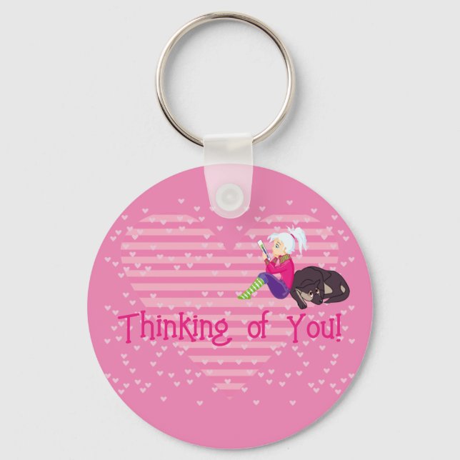 Llavero Chica Ser enamorado (Anverso)