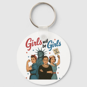 Llavero Chica será Chica Feminismo Igualdad Derechos de la