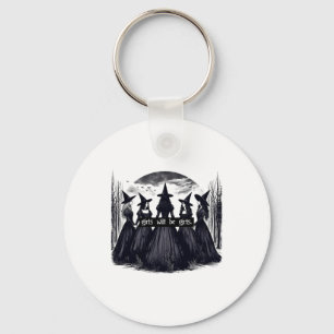 Llavero Chica será Chicas Bruja Halloween Graciosa Bruja V