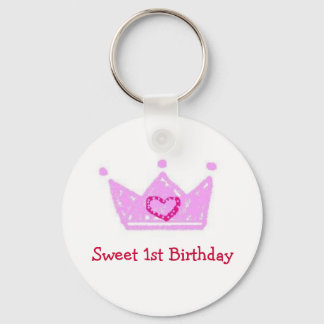 Llavero Chica Sweet 1er Birthday Key Chain
