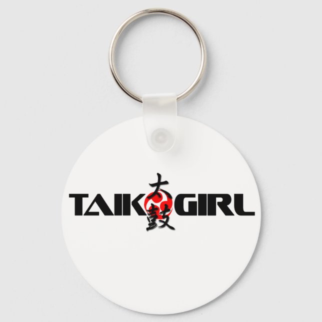 Llavero Chica taiko (Diseño 1) (Anverso)