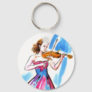 Llavero Chica tocando el violín