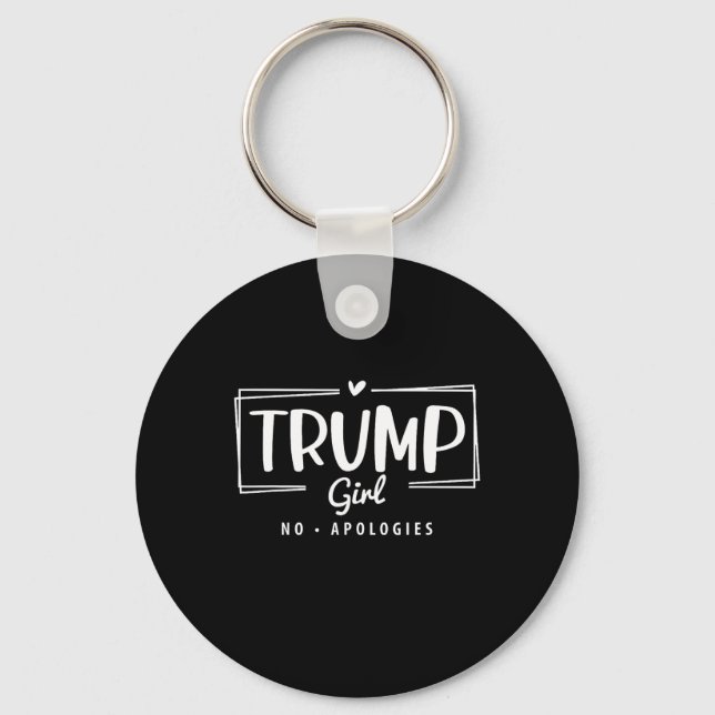 Llavero Chica Trump Sin Disculpas Elección 2024  (Anverso)